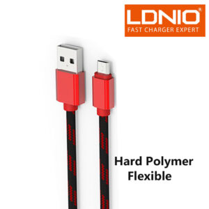 LDNIO LS23 Micro USB Hard Fabric Cable for Mobile Charge & Data