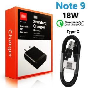 Buy Xiaomi Redmi Note 9 Charger (18W Fast Support) with Type-C Cable