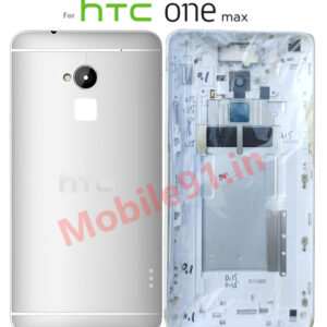 SNPD HTC One MAX Back Panel Battery Door (Silver Color)