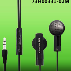 HTC 73H00331-02M Earphone Black Color with Mic and Forward Switch