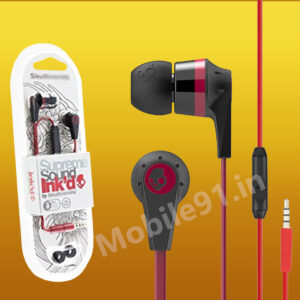 Skullcandy Red Earphones S2IKDY-010 With Mic In-Ear Headset